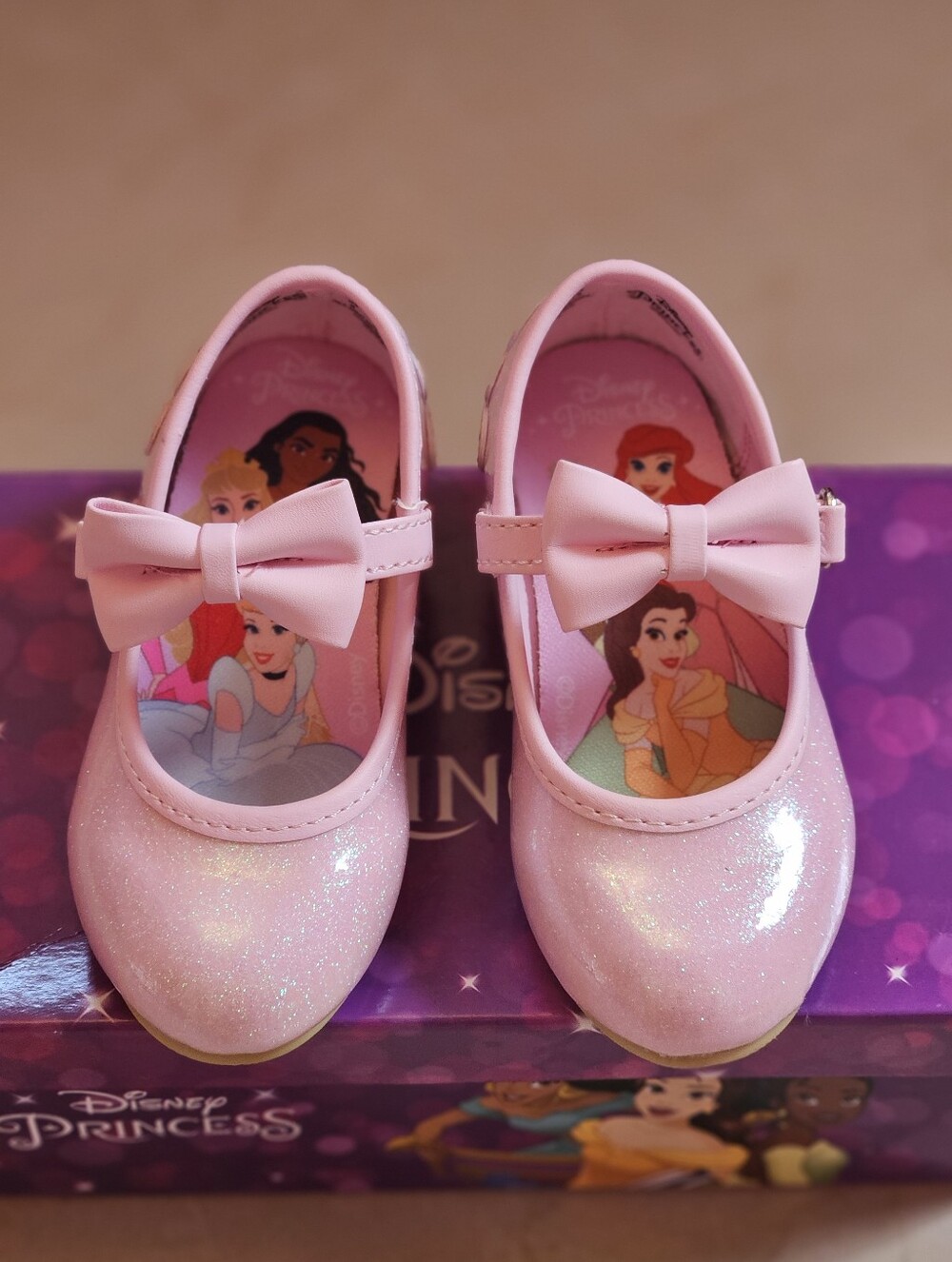 Disney Princess Pink Glitter Dress Shoes